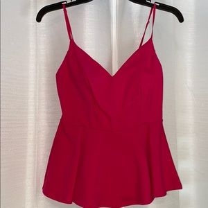 Hot pink babydoll tank